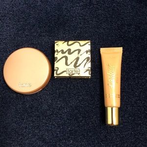 Tarte highlighter and metallic shadow bundle